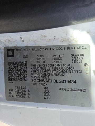 2020 CHEVROLET SILVERADO #3304602463