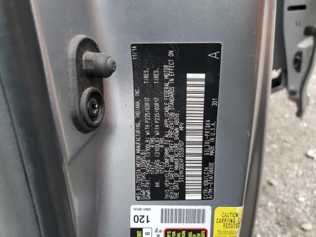 2015 TOYOTA SIENNA XLE #3308373296