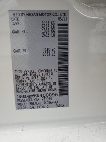 2025 NISSAN ALTIMA SV #3303610948