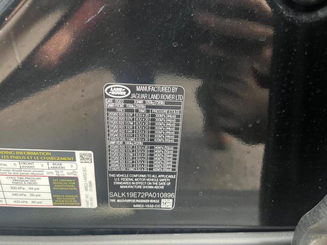 2023 LAND ROVER RANGE ROVE - SALK19E72PA010896