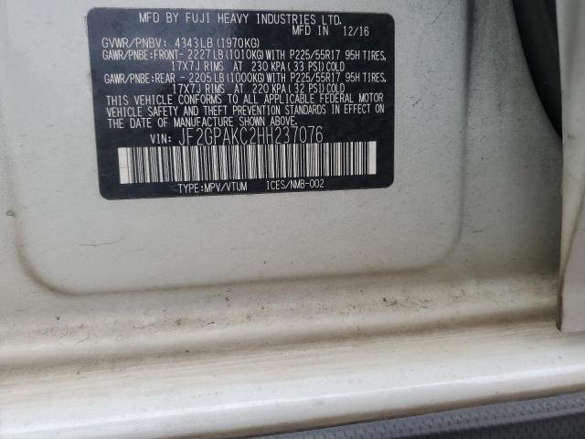 2017 SUBARU CROSSTREK #3282578881