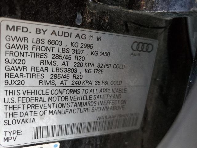 2017 AUDI Q7 PREMIUM #3296245472