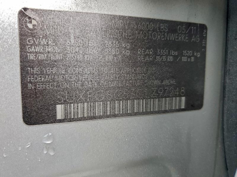 2012 BMW X6 XDRIVE5 #3297871778