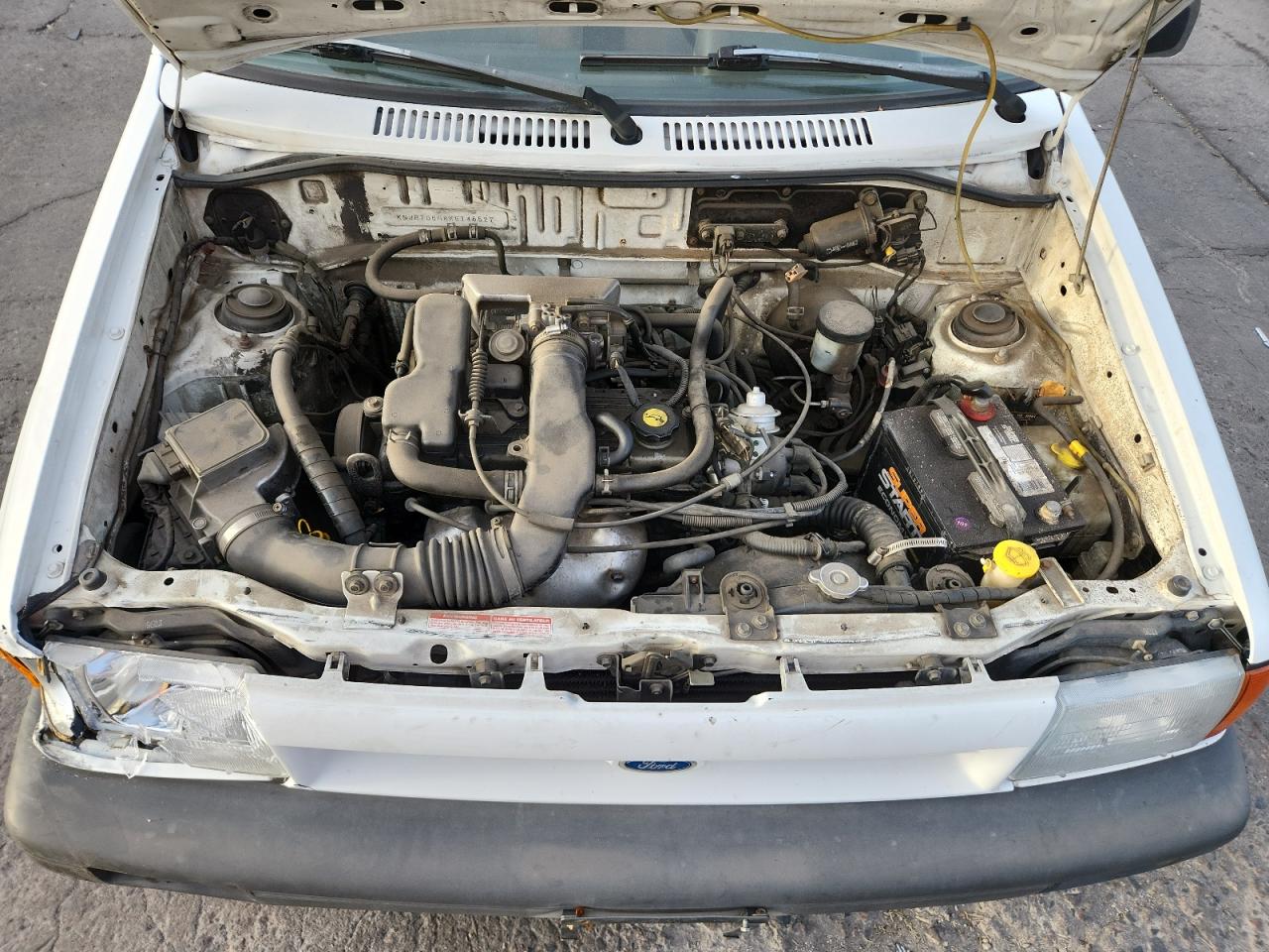 Lot #3302152141 1989 FORD FESTIVA L