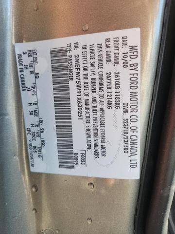 2001 MERCURY GRAND MARQ #3280369010