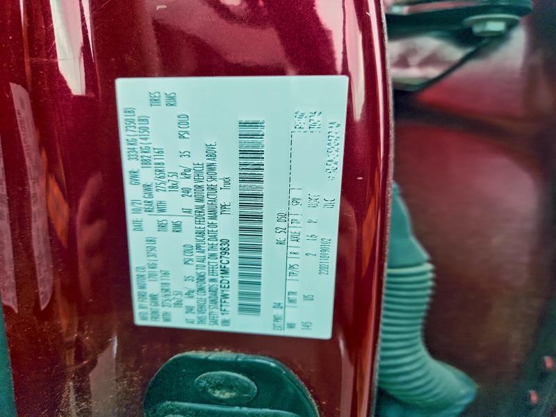 2021 FORD F150 SUPER #3304511434