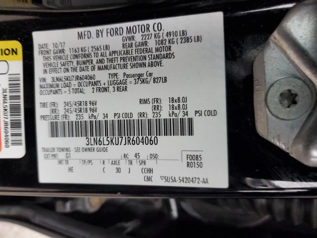 2018 LINCOLN MKZ HYBRID #3282326286