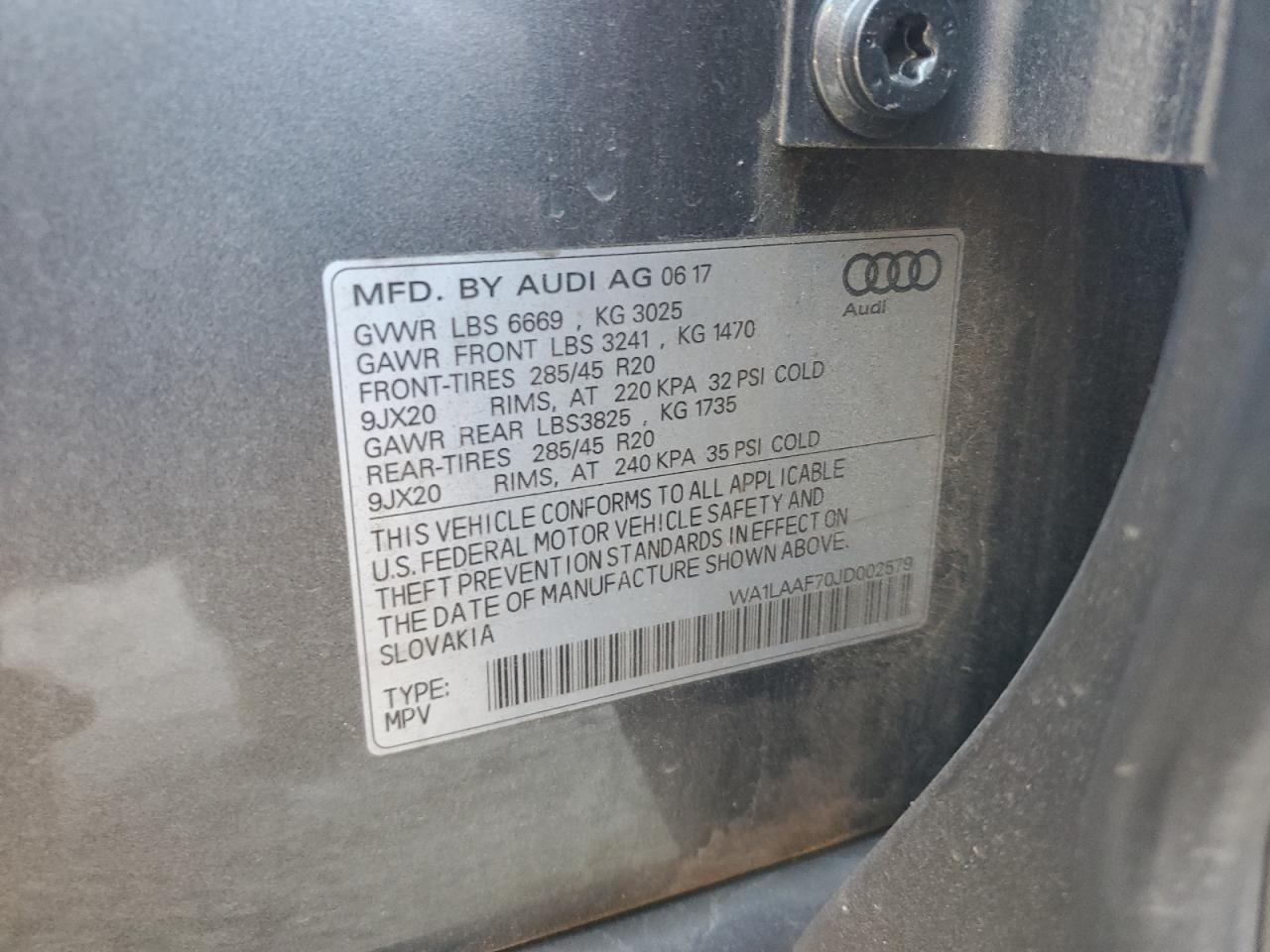 AUDI Q7 PREMIUM PLUS