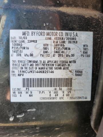 2004 FORD ESCAPE XLT #3297453207