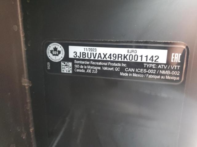 2024 CAN-AM DEFENDER LIMITED HD10 3JBUVAX49RK001142