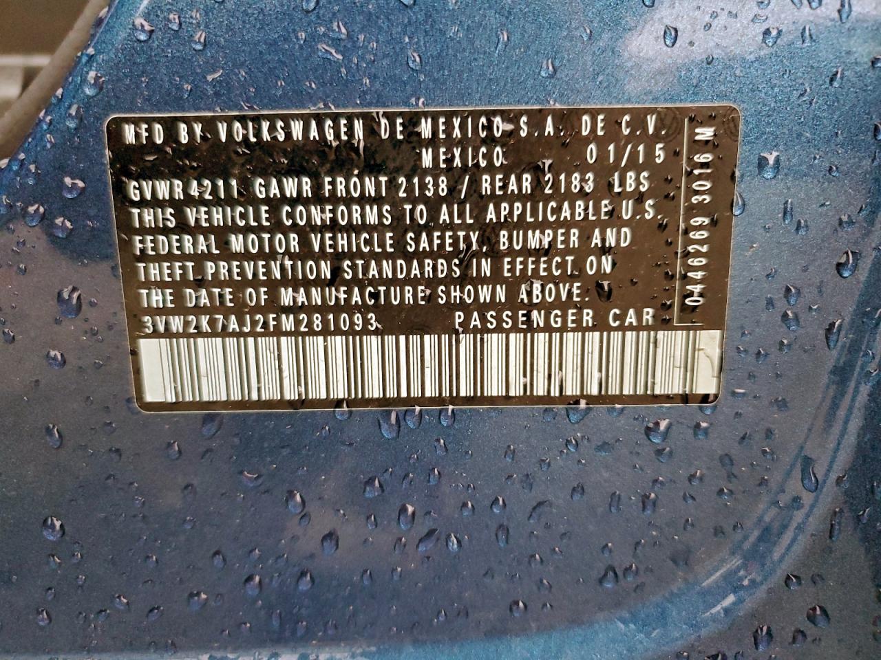 VOLKSWAGEN JETTA BASE