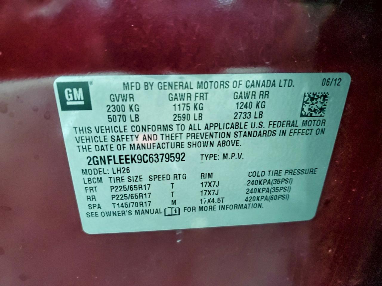 CHEVROLET EQUINOX LT