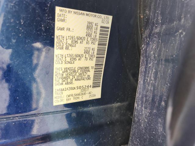 2016 NISSAN TITAN XD S #3294294874