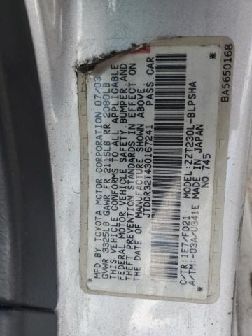 2003 TOYOTA CELICA #3308434284