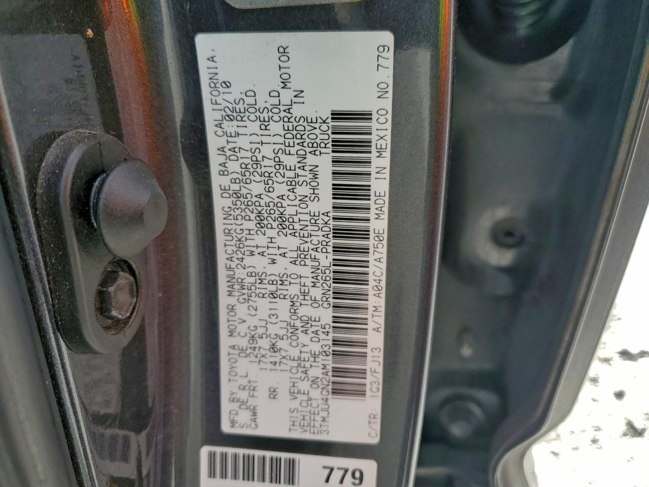 TOYOTA TACOMA DOUBLE CAB PRERUNNER