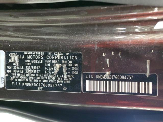 2016 KIA SEDONA LX #3292584868