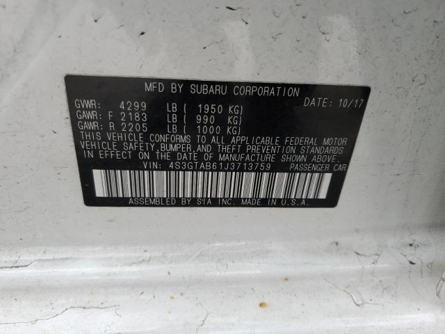 2018 SUBARU IMPREZA PR #3293716404