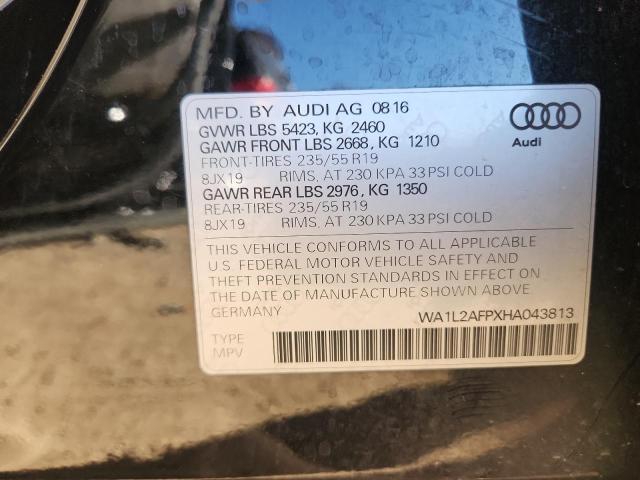 2017 AUDI Q5 PREMIUM - WA1L2AFPXHA043813