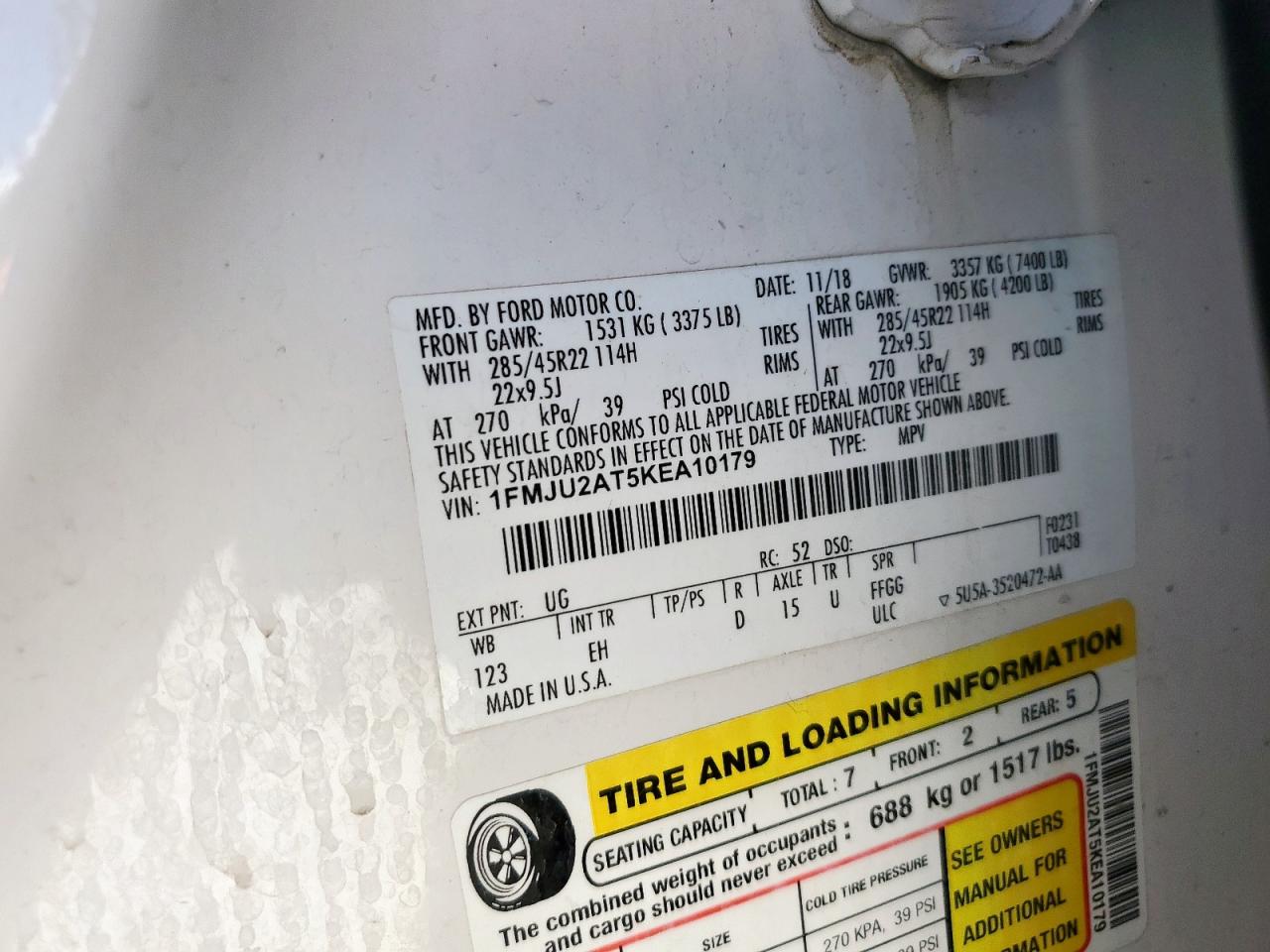 FORD EXPEDITION LIMITED