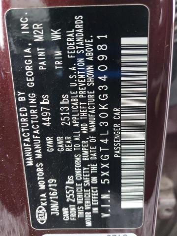 2019 KIA OPTIMA LX #3301970436