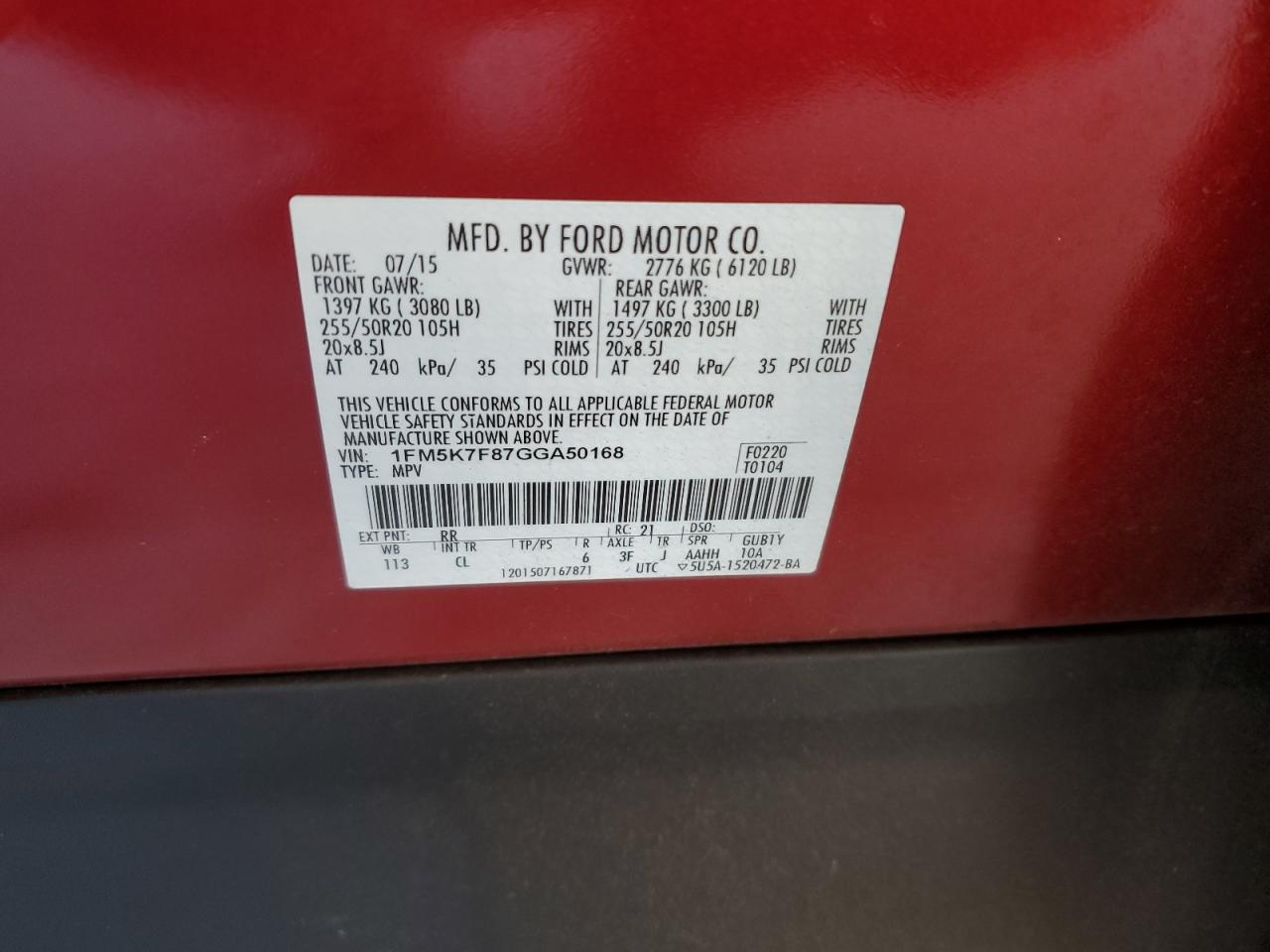 FORD EXPLORER LIMITED