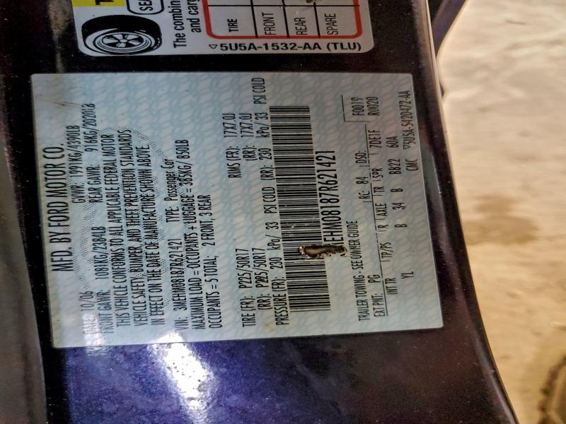 2007 MERCURY MILAN PREM #3304788337