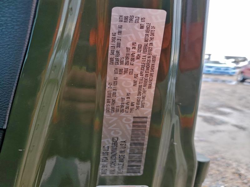 2021 JEEP WRANGLER U #3301593630