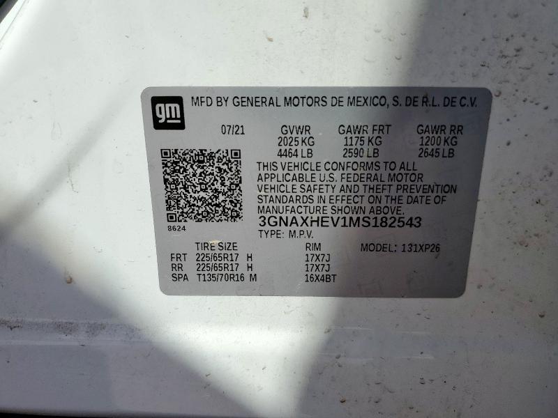 2021 CHEVROLET EQUINOX LS #3316936087