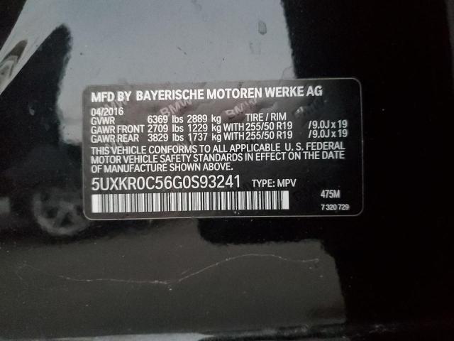 2016 BMW X5 XDRIVE3 #3290035274