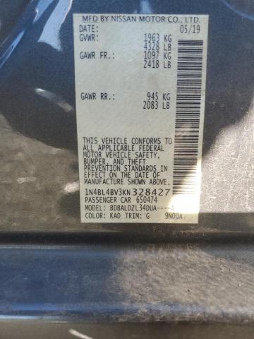 2019 NISSAN ALTIMA S #3290284201