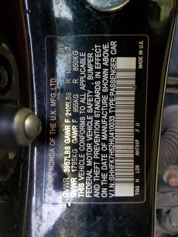 2017 HONDA CIVIC EX #3302647148