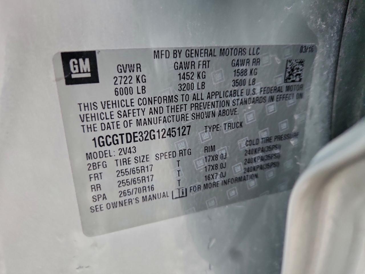 CHEVROLET COLORADO Z71