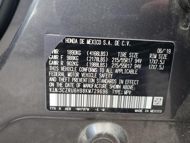 2019 HONDA HR-V TOURI #3297872798