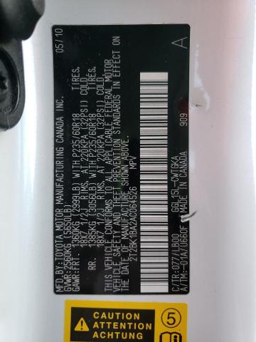 2010 LEXUS RX 350 #3301847374