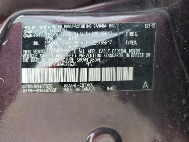 2016 TOYOTA RAV4 LE #3297082531