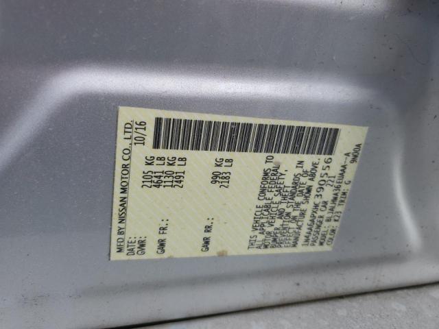 2017 NISSAN MAXIMA 3.5 #3290200246