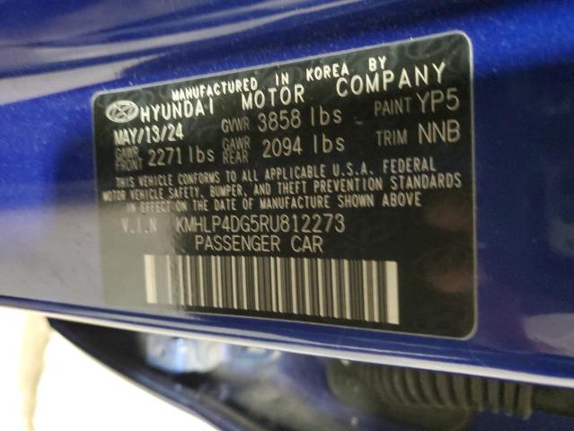 2024 HYUNDAI ELANTRA LI KMHLP4DG5RU812273