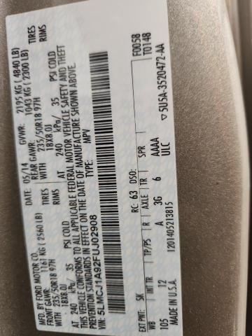 2015 LINCOLN MKC #3297186871