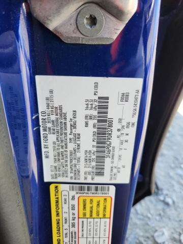 2013 FORD FUSION S - 3FA6P0G79DR378001