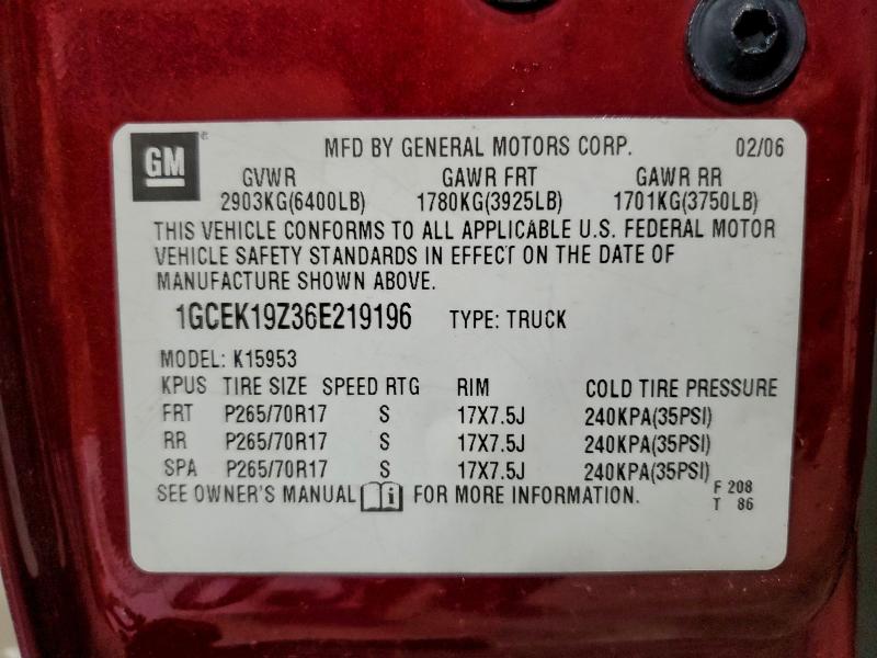 2006 CHEVROLET SILVERADO #3296239449