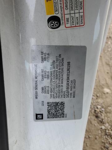 2019 CHEVROLET CAMARO LS #3297055523