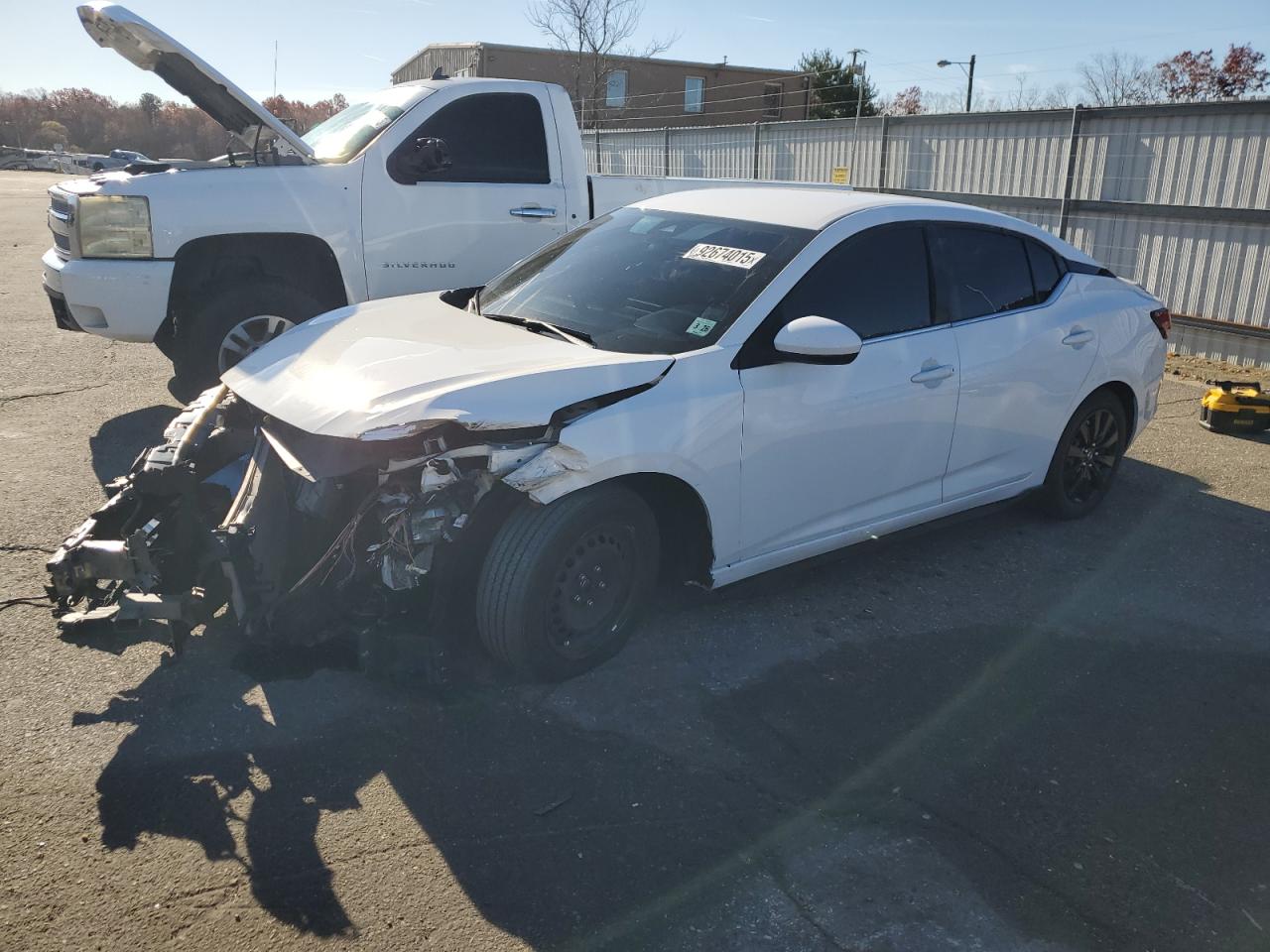 Lot #3311662218 2021 NISSAN SENTRA S