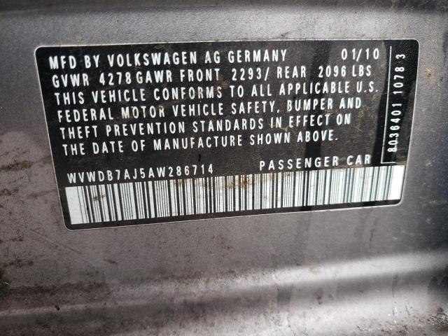 2010 VOLKSWAGEN GOLF #3308686079