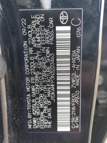 2022 TOYOTA PRIUS PRIM #3315724353
