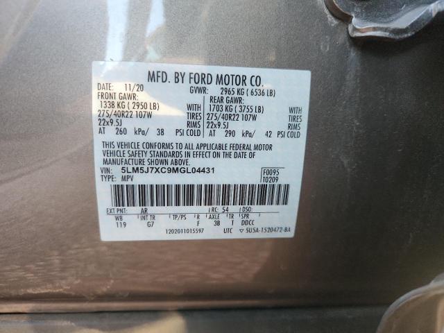 2021 LINCOLN AVIATOR RE - 5LM5J7XC9MGL04431