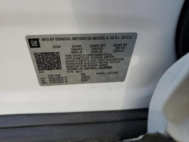 2019 CHEVROLET TRAX 1LT #3293453439