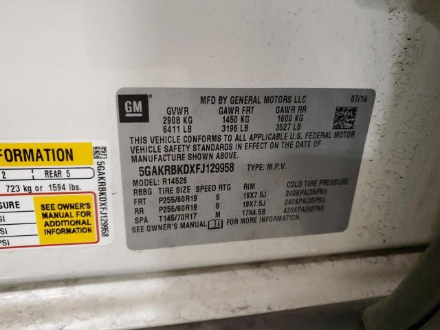 2015 BUICK ENCLAVE #3304783951