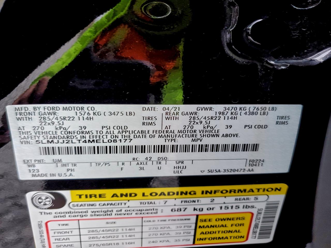 LINCOLN NAVIGATOR RESERVE