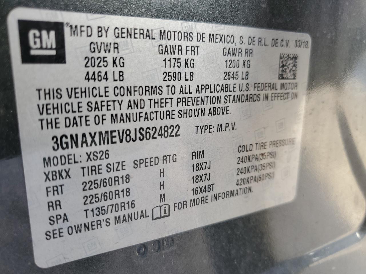 CHEVROLET EQUINOX PREMIER