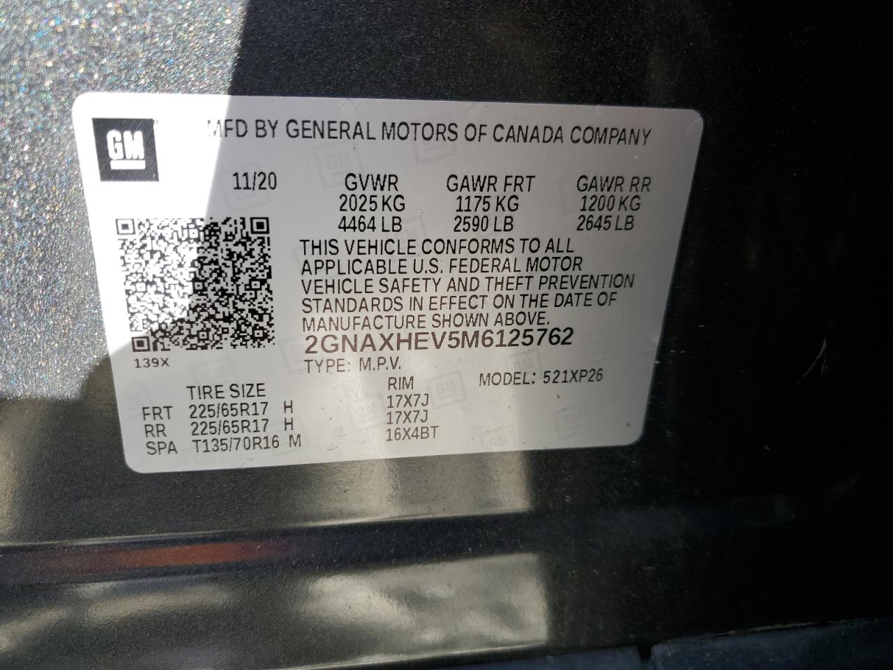 CHEVROLET EQUINOX LS